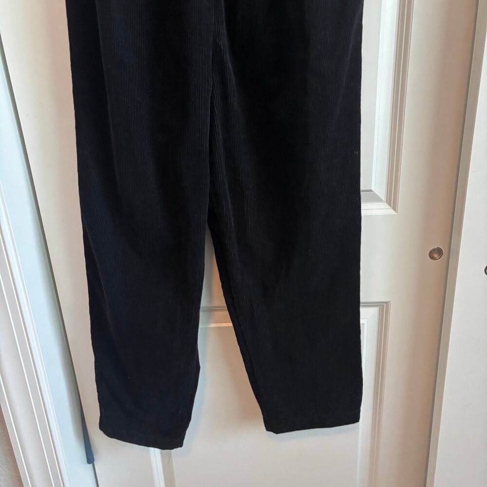 Lucy & Yak Black Corduroy Pinafore Jumpsuit - Picture 4 of 16